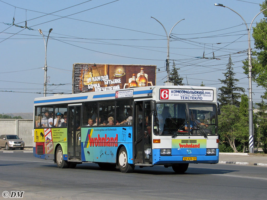 Саратовская область, Mercedes-Benz O405 № АМ 636 64