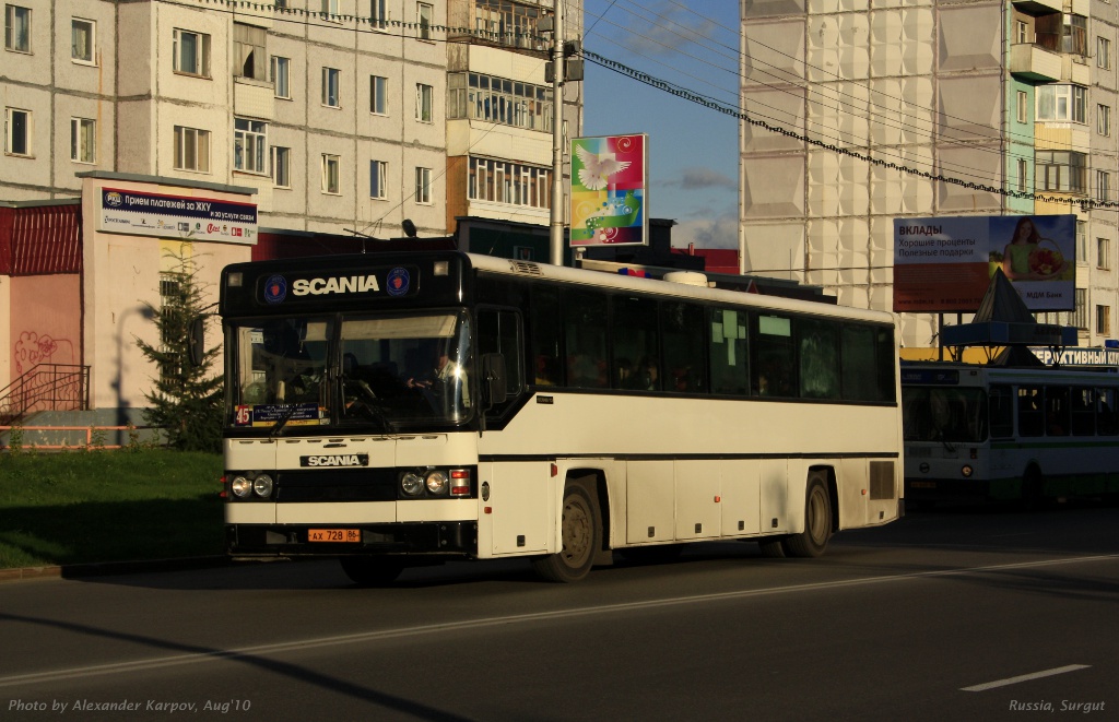 Ханты-Мансийский АО, Scania CK113CLB № АХ 728 86