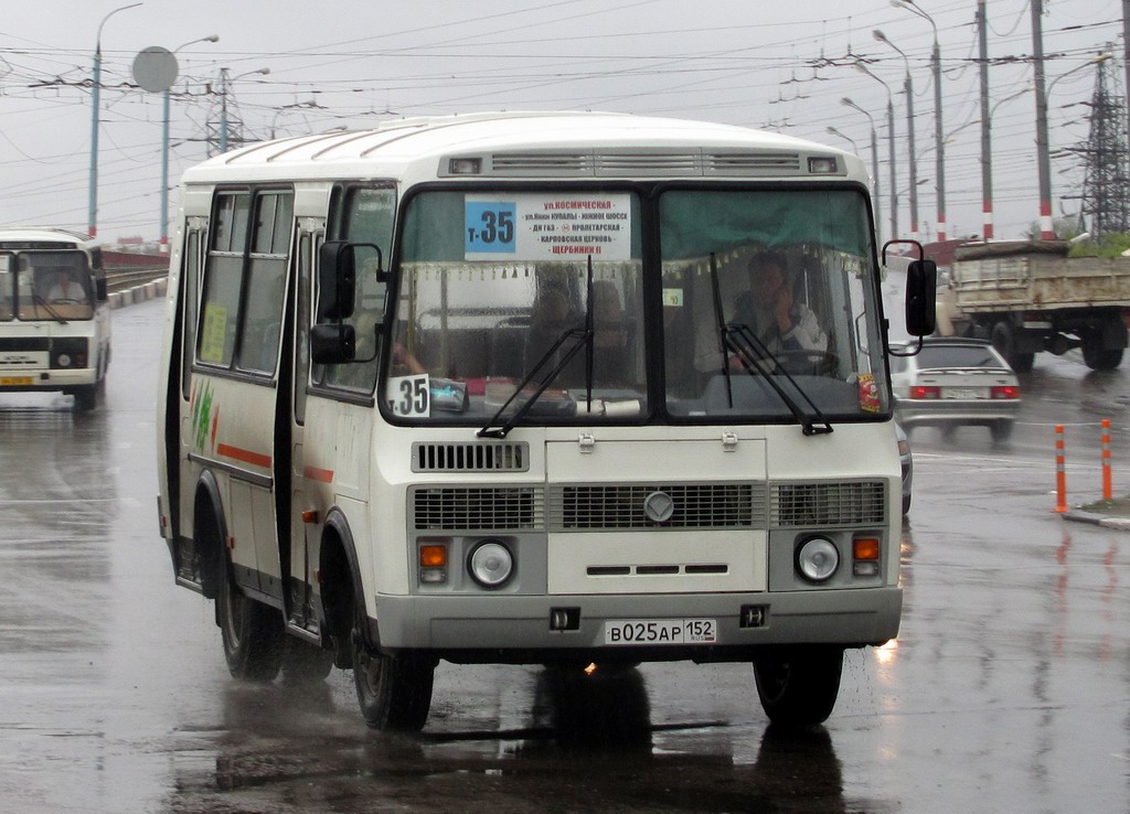 Нижегородская область, ПАЗ-32054 № В 025 АР 152