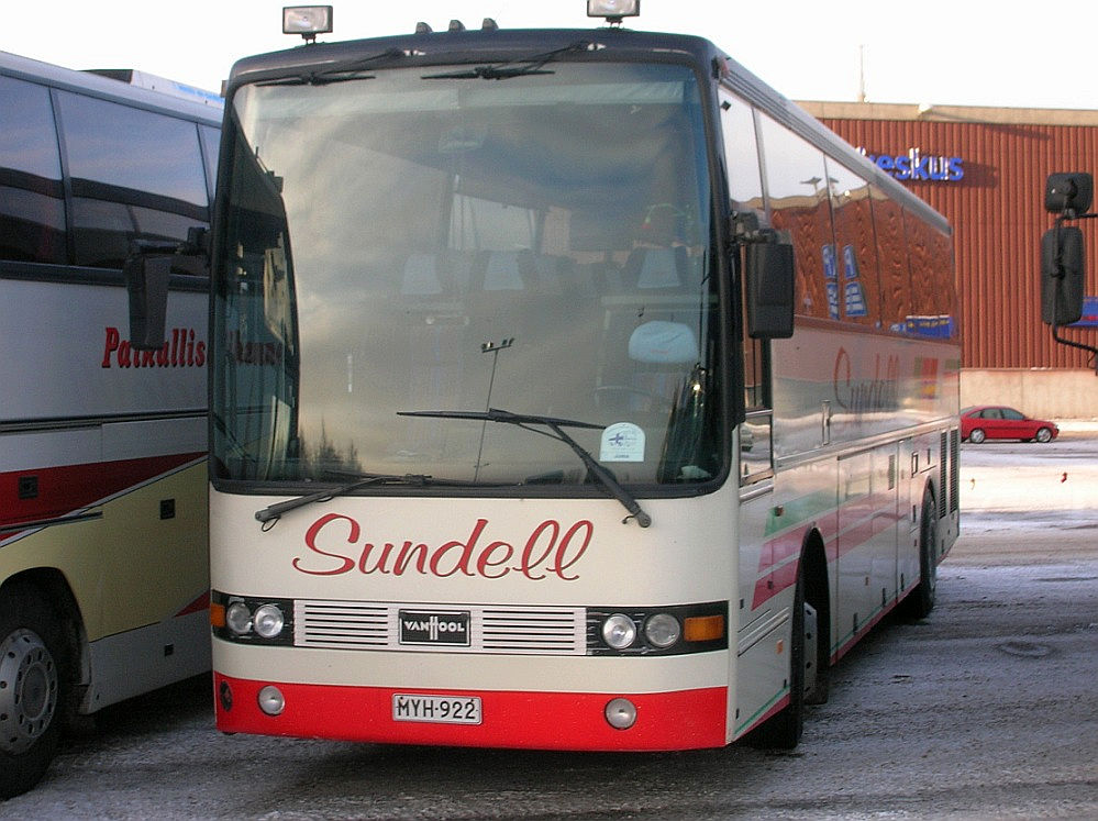 Finland, Van Hool T8 Alizée 370NL # MYH-922