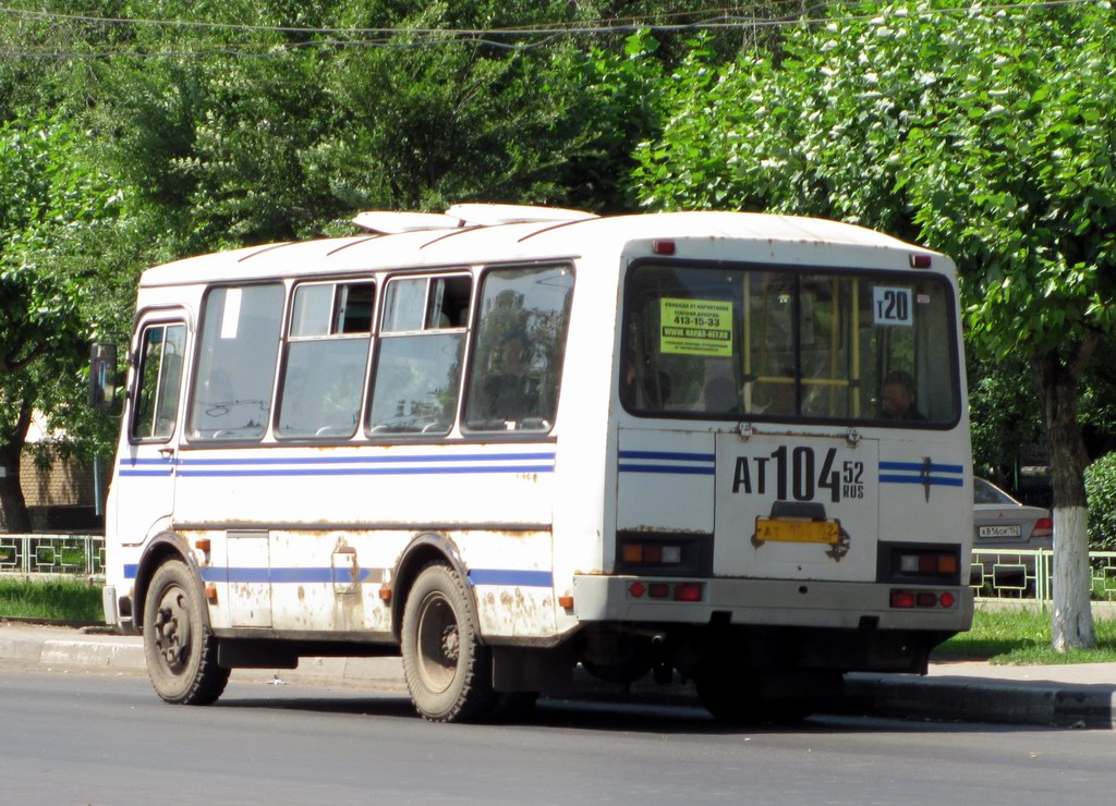 Нижегородская область, ПАЗ-32054 № АТ 104 52