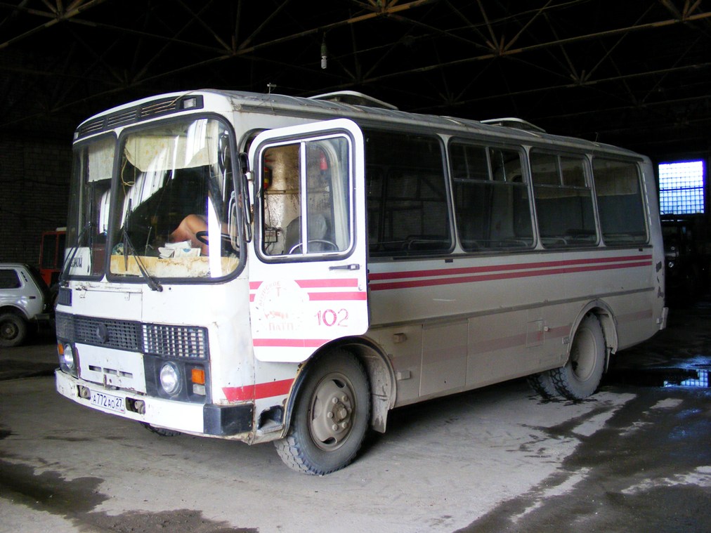 Хабаровский край, ПАЗ-3205-110 № 102