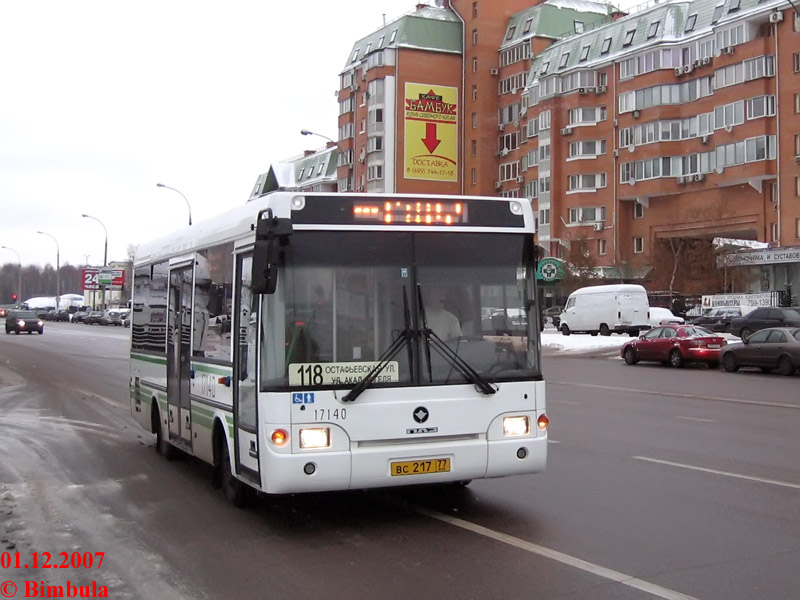 Москва, ПАЗ-3237-01 № 17140