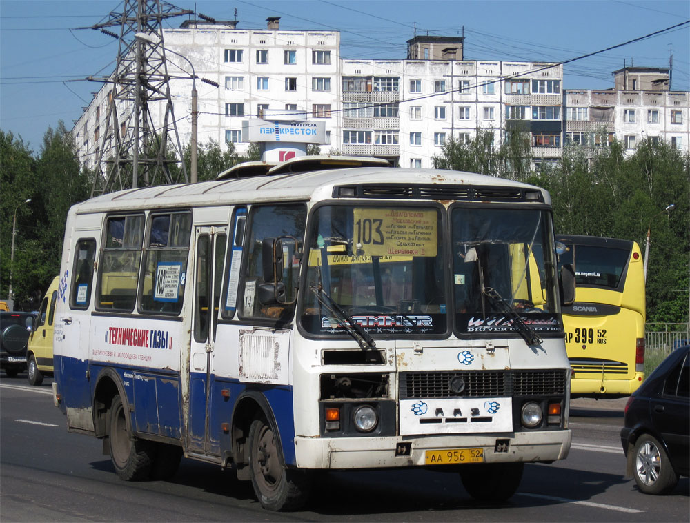 Нижегородская область, ПАЗ-32053 № АА 956 52