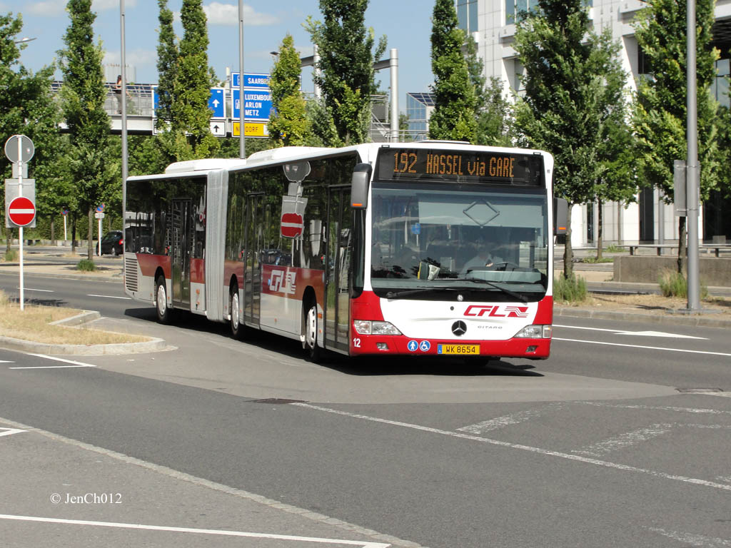 Люксембург, Mercedes-Benz O530G Citaro facelift G № 12