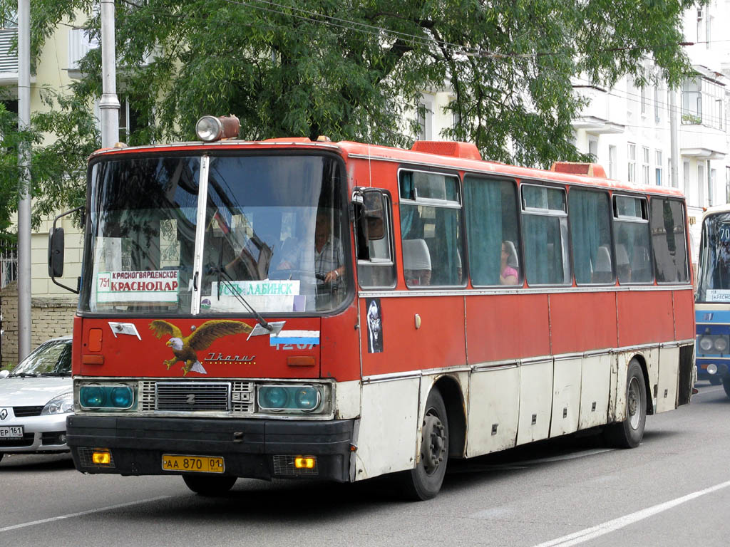 Адыгея, Ikarus 250.59 № АА 870 01 — Фото — Автобусный транспорт