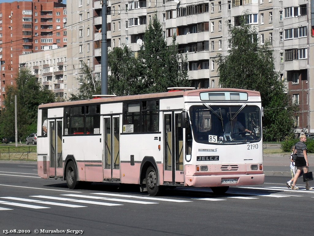 Санкт-Петербург, Jelcz 120M № 2190