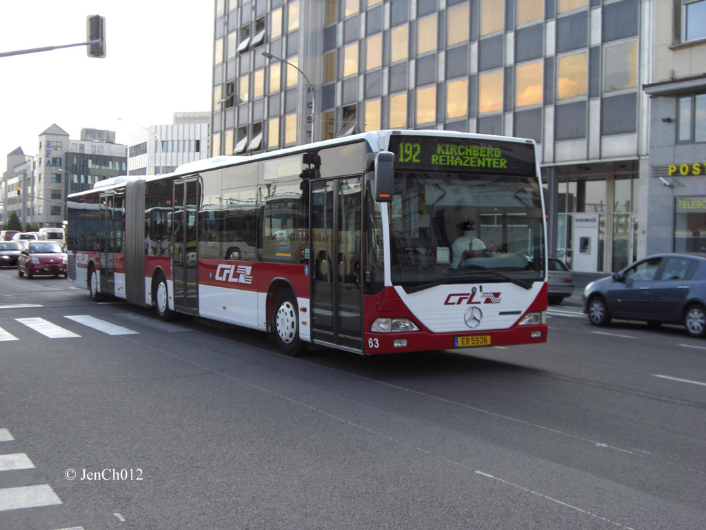 Люксембург, Mercedes-Benz O530G Citaro G № 63