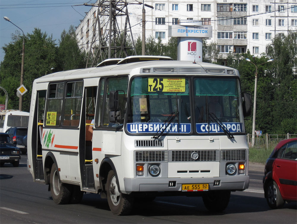 Нижегородская область, ПАЗ-32054 № АЕ 555 52