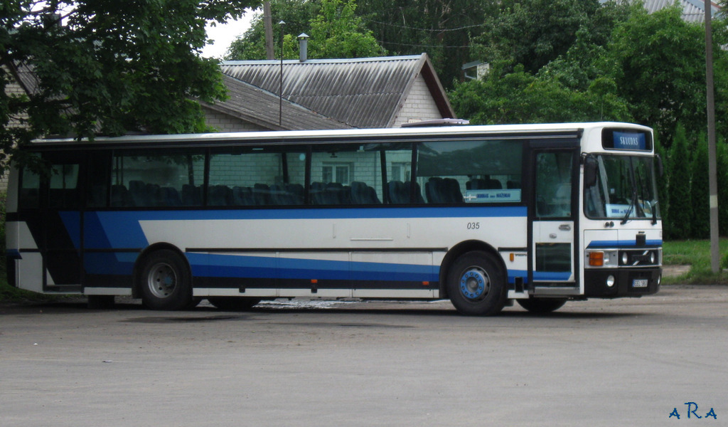 Литва, Van Hool T8 Alizée 210 № 035