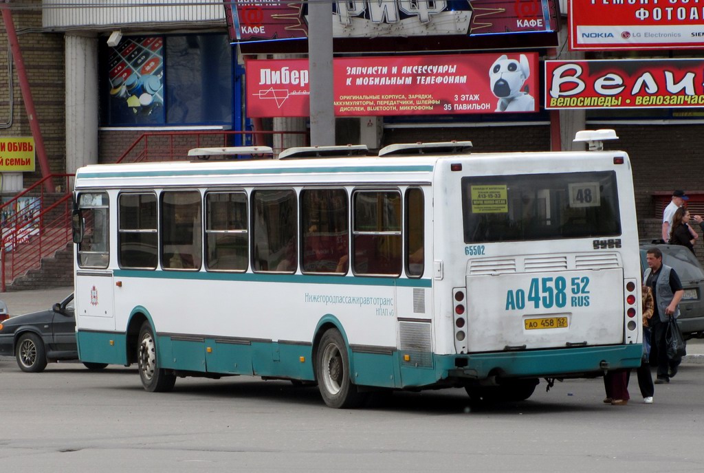 Нижегородская область, ЛиАЗ-5256.25 № 65502