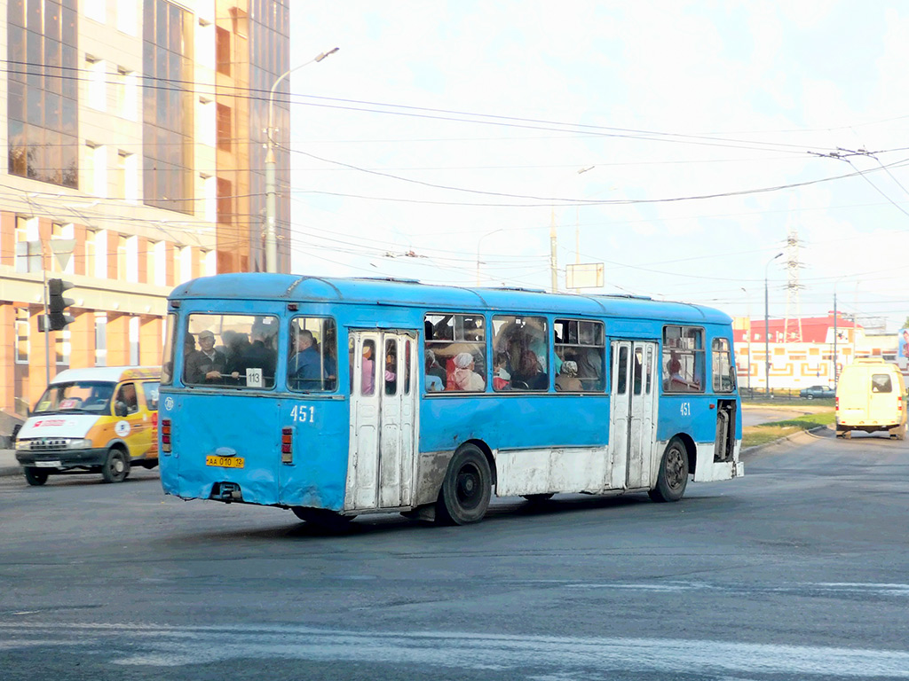 Марий Эл, ЛиАЗ-677М (ЯАЗ) № 451