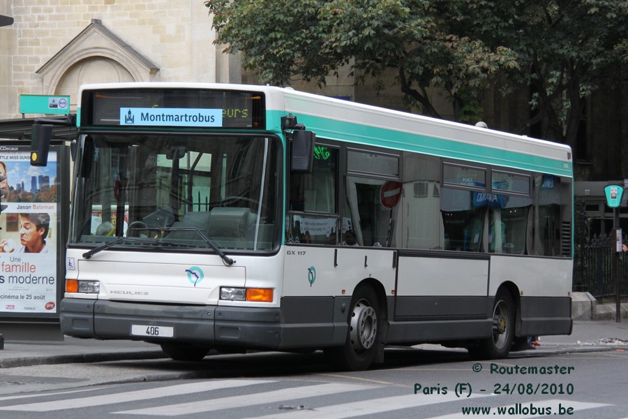 Frankreich, Heuliez GX117 Nr. 406