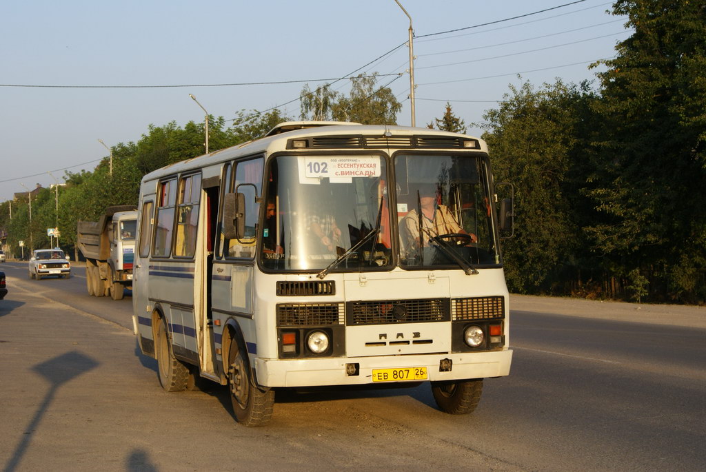 Ставропольский край, ПАЗ-32053-07 № ЕВ 807 26