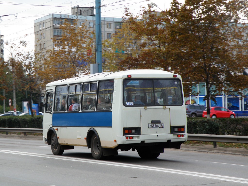 Нижегородская область, ПАЗ-32053 № С 581 НВ 52