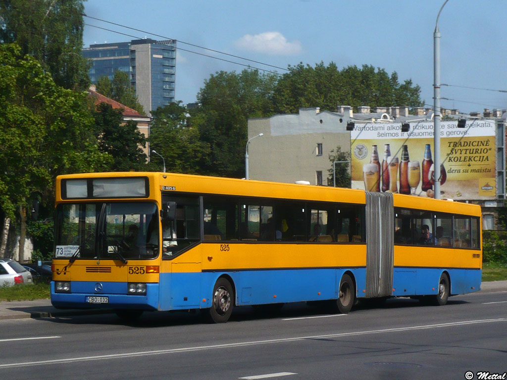 Литва, Mercedes-Benz O405G № 525