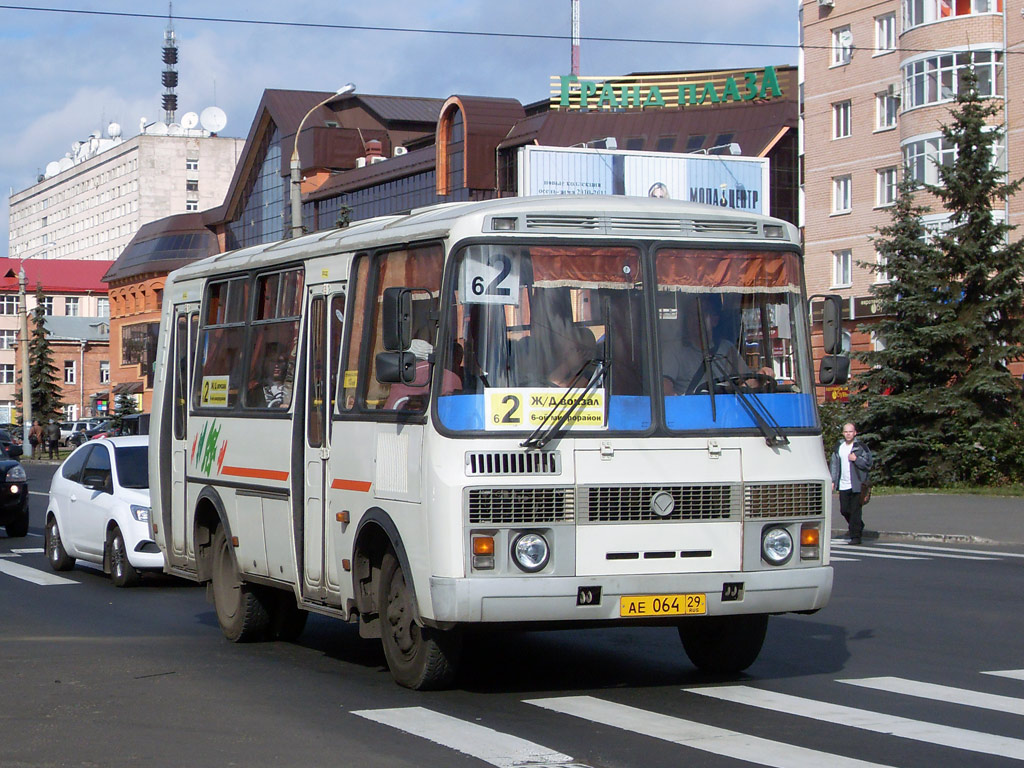 Архангельская область, ПАЗ-32054 № АЕ 064 29