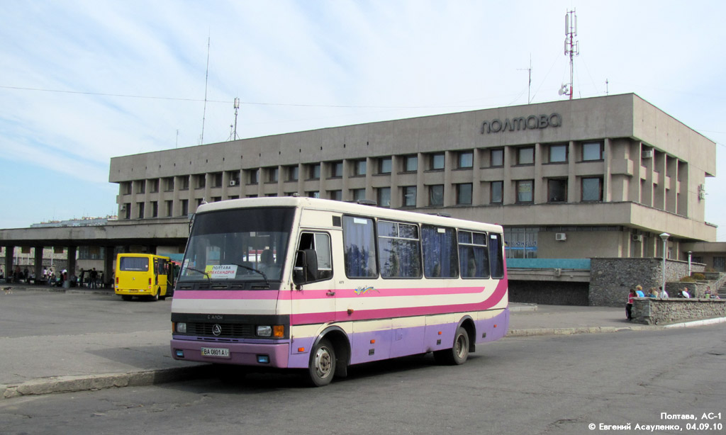 Кировоградская область, БАЗ-А079.25 "Мальва" № BA 0801 AI