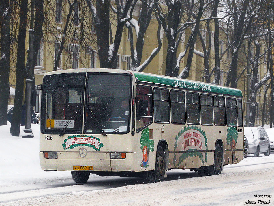 Псковская область, Mercedes-Benz O345 № 615