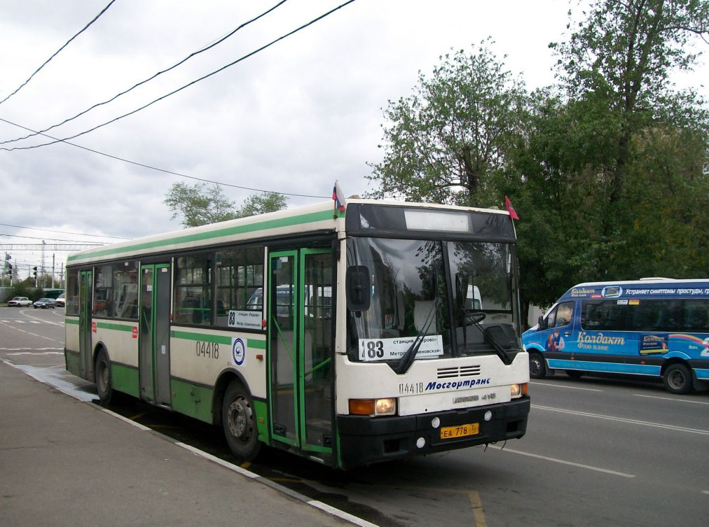 Москва, Ikarus 415.33 № 04418