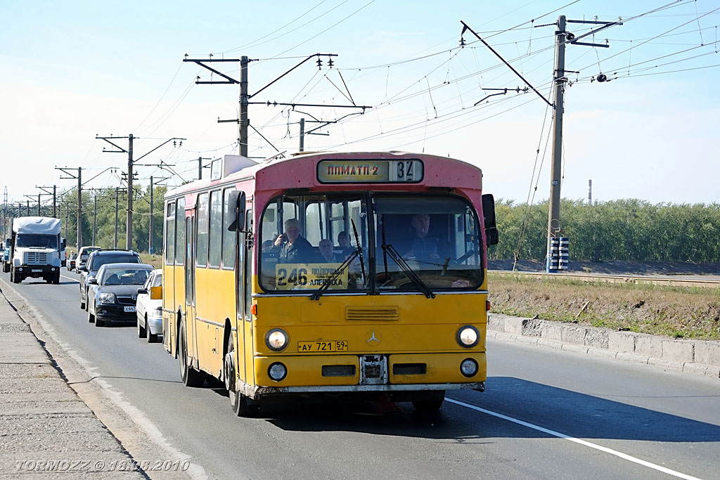 Пермский край, Mercedes-Benz O305 № АУ 721 59