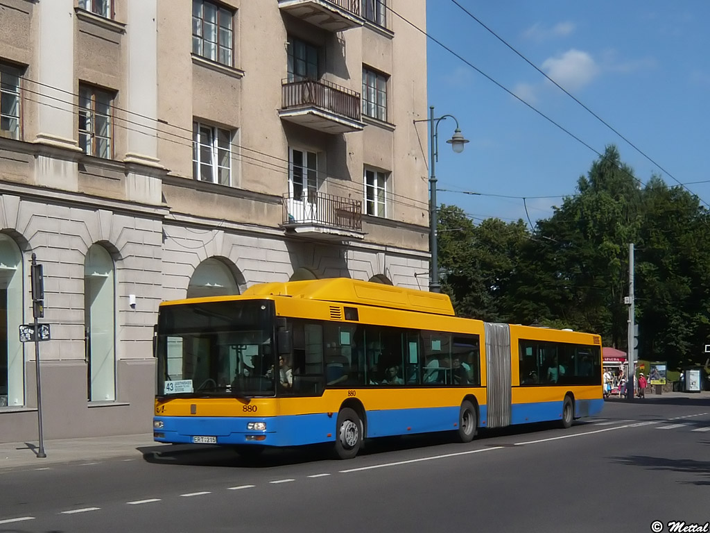 Литва, MAN A23 NG313 CNG № 880