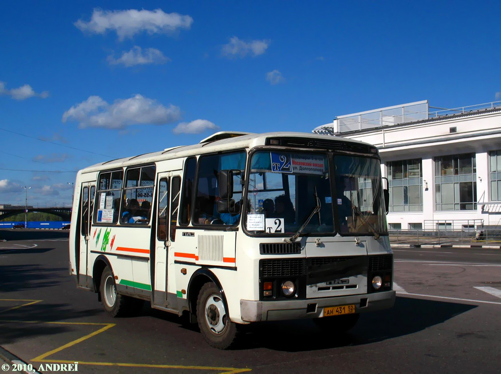 Nizhegorodskaya region, PAZ-32054 # АН 431 52