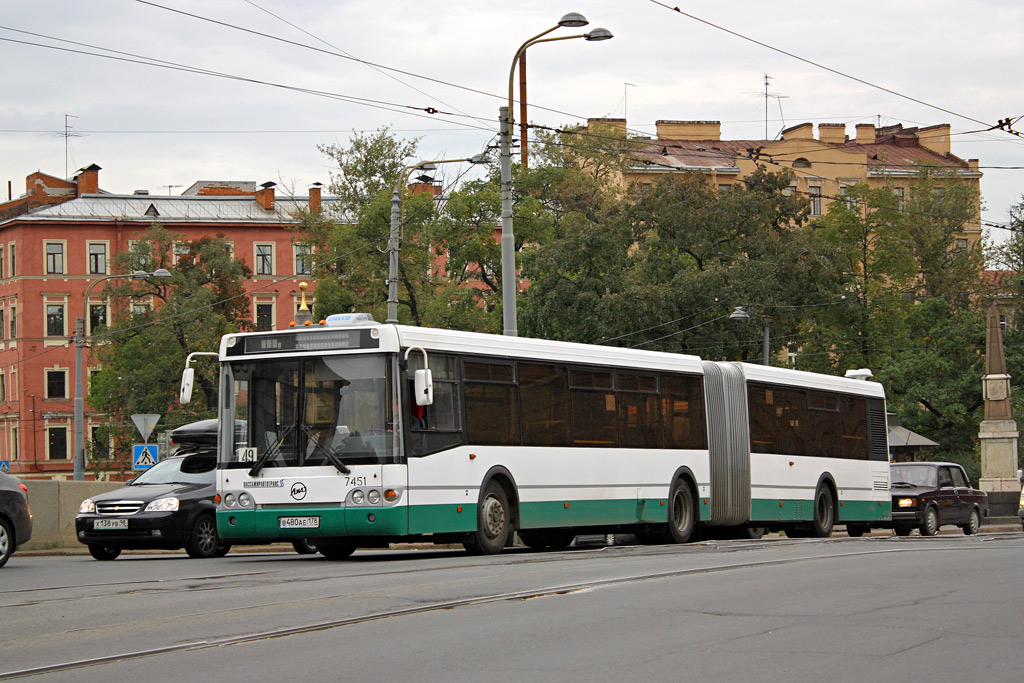 Санкт-Петербург, ЛиАЗ-6213.20 № 7451