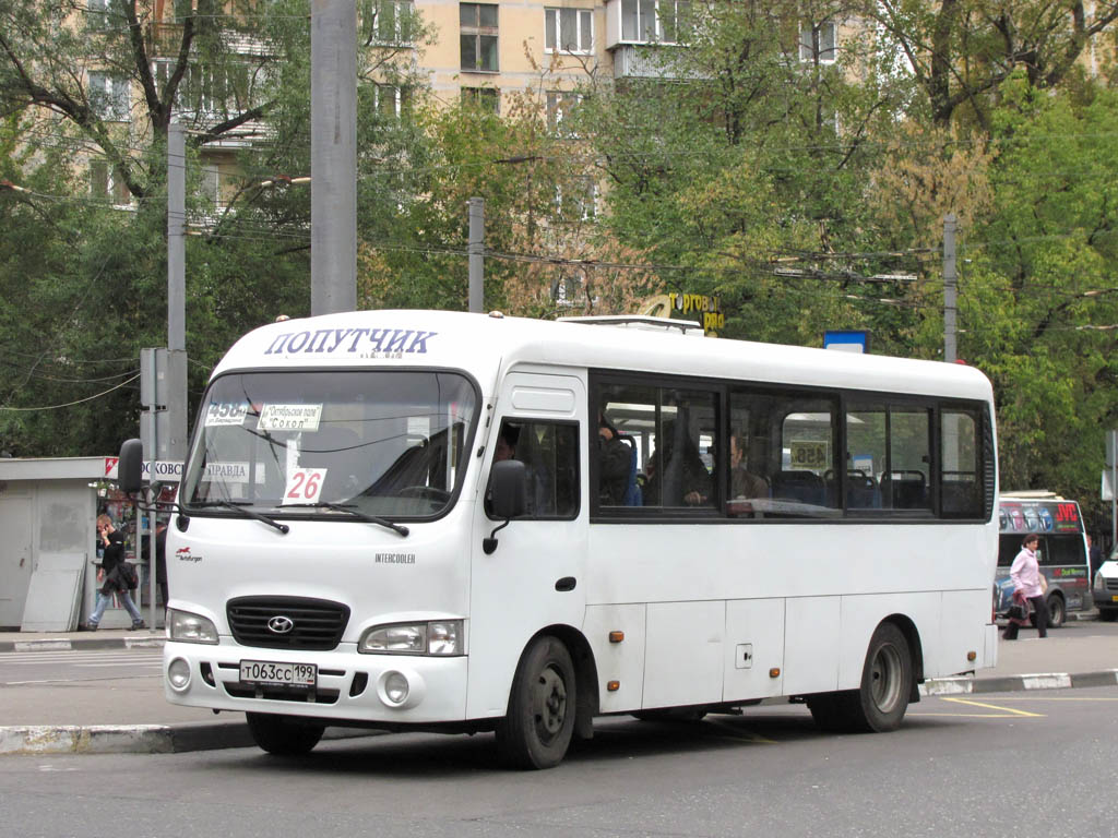 Moskva, Hyundai County LWB C09 (RoAZ) č. Т 063 СС 199