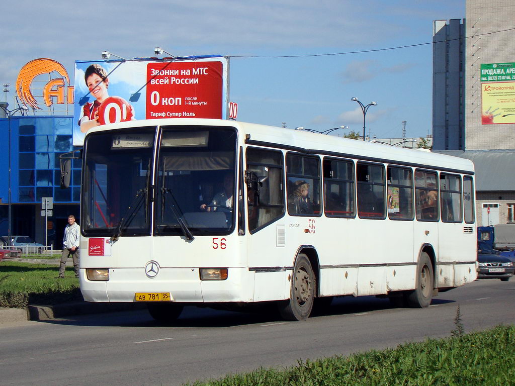 Вологодская область, Mercedes-Benz O345 № 56