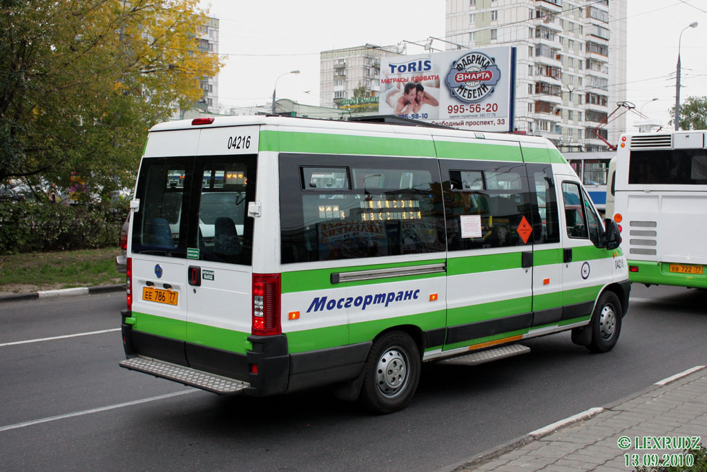 Москва, FIAT Ducato 244 CSMMC-RLL, -RTL № 04216