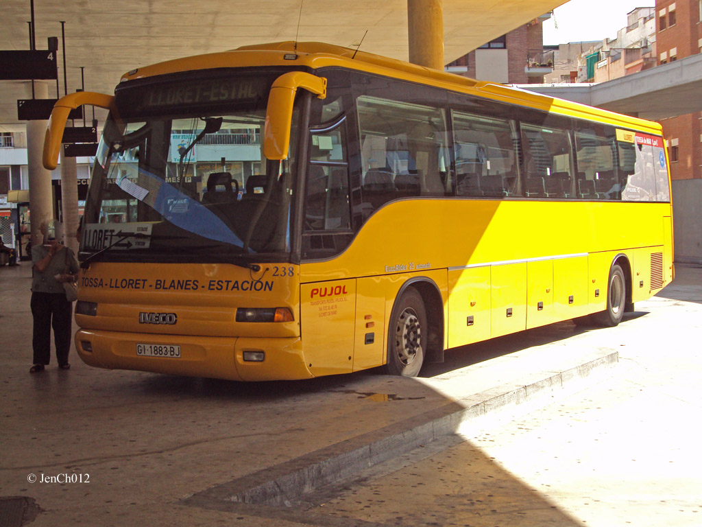 Spanien, Noge Touring Intercity Nr. 238