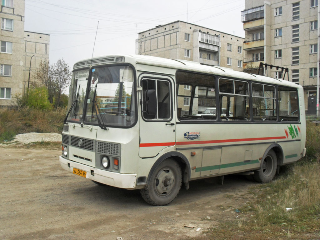 Свердловская область, ПАЗ-32054 № ЕА 554 66