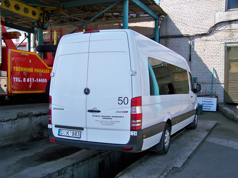 Litwa, Mercedes-Benz Sprinter W906 315CDI Nr 50