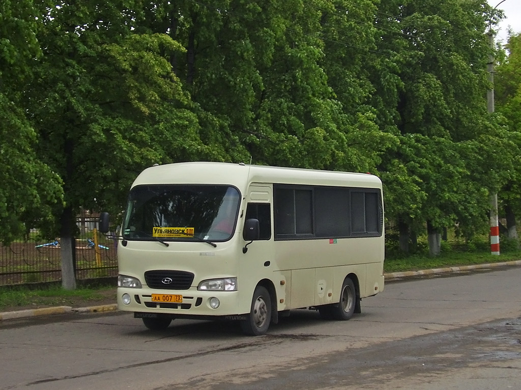 Ульяновская область, Hyundai County SWB C08 (РЗГА) № АА 007 73