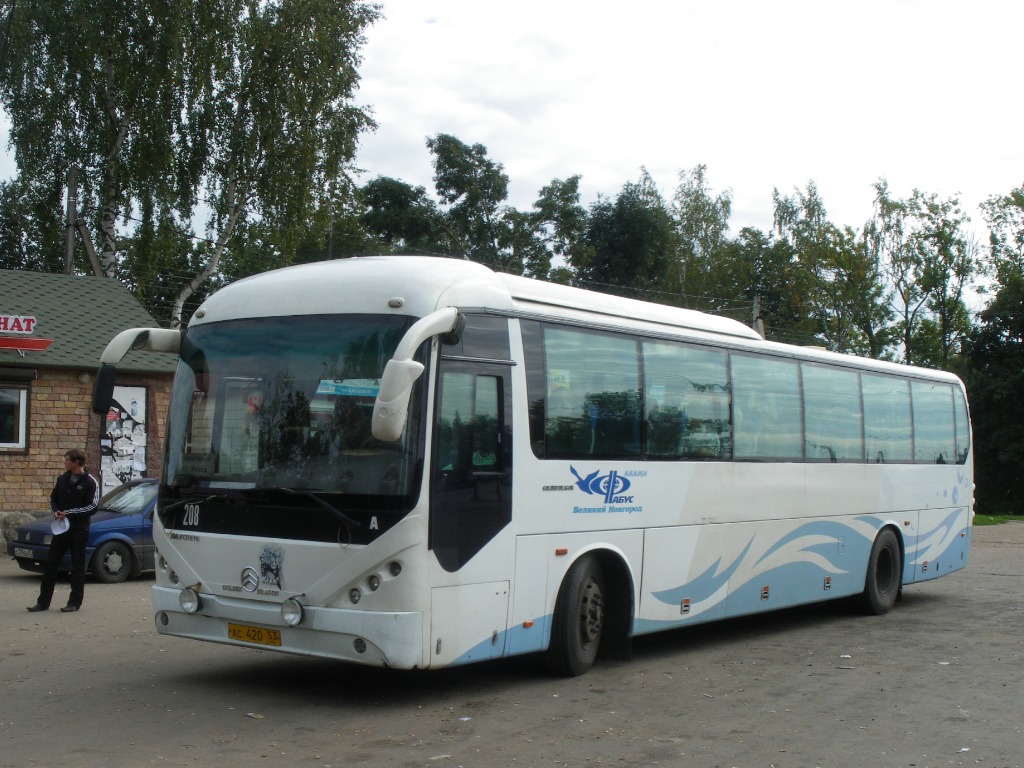 Новгородская область, Golden Dragon XML6121E1G № 208