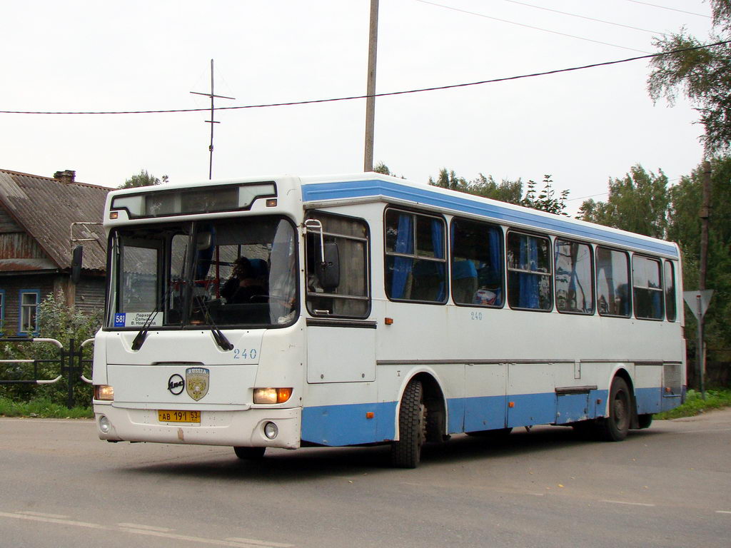 Новгородская область, ЛиАЗ-5256R (ГолАЗ) № 240