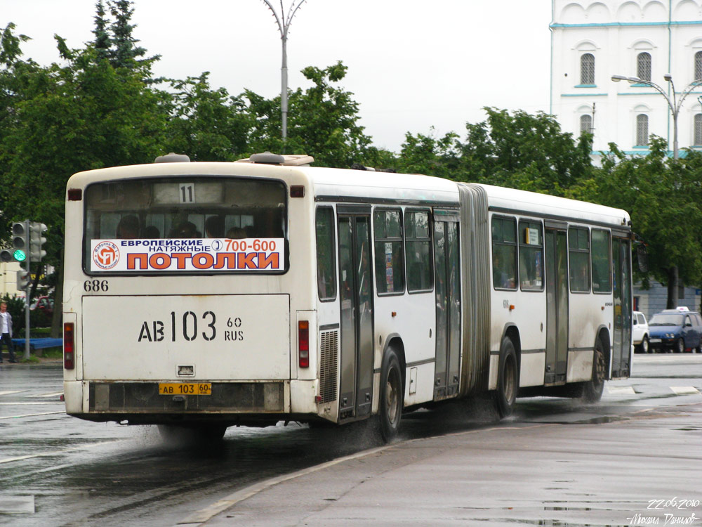 Псковская область, Mercedes-Benz O345G № 686