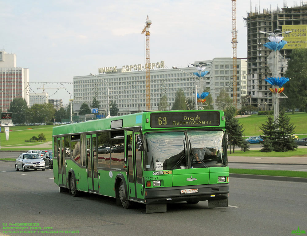 Минск, МАЗ-103.060 № 037974