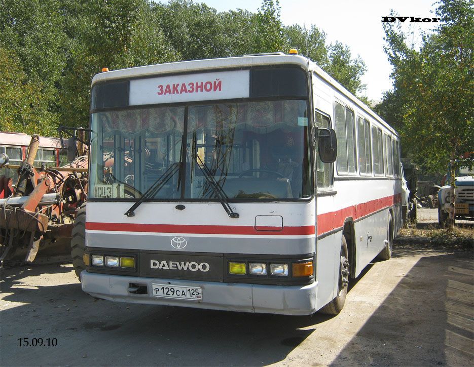 Приморский край, Daewoo BS106 Hi-Power № Р 129 СА 125