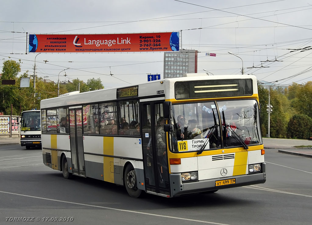 Пермский край, Mercedes-Benz O405 № АТ 499 59