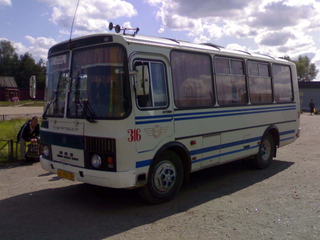 Омская область, ПАЗ-32053 № 316