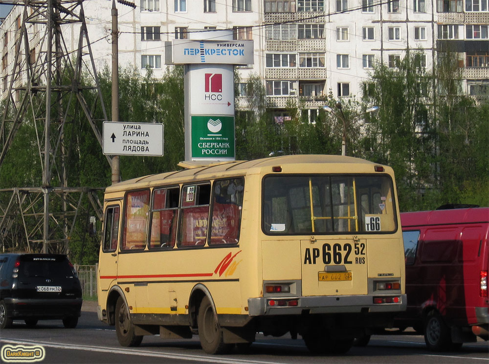 Нижегородская область, ПАЗ-32054 № АР 662 52