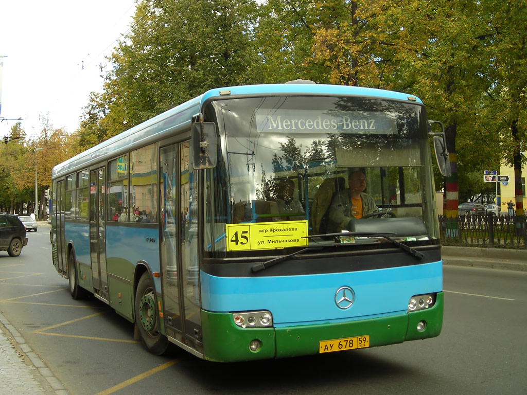 Пермский край, Mercedes-Benz O345 Conecto C № АУ 678 59