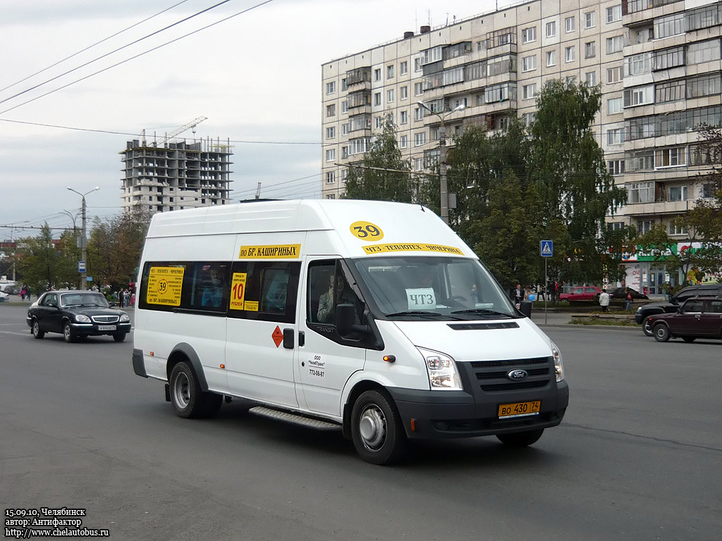 Челябинская область, Нижегородец-222702 (Ford Transit) № ВО 430 74