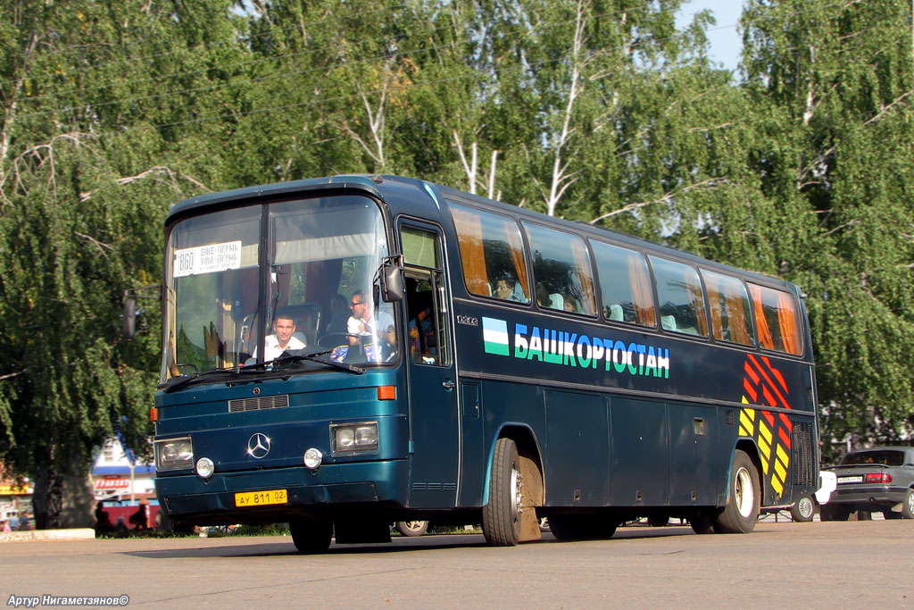 Башкортостан, Mercedes-Benz O303-15RHD № АУ 811 02