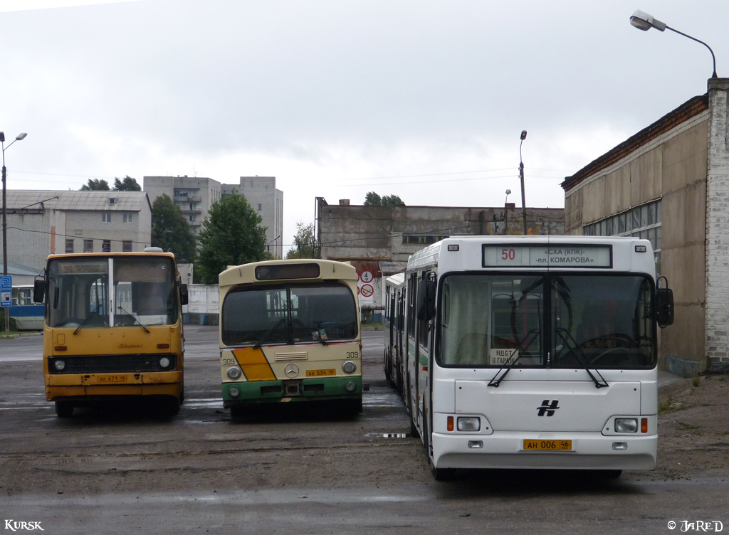 Курская область, Ikarus 280.03 № 671; Курская область, Mercedes-Benz O305G № 534; Курская область, Неман-5201 № АН 006 46; Курская область — ОАО "ПАТП города Курска"