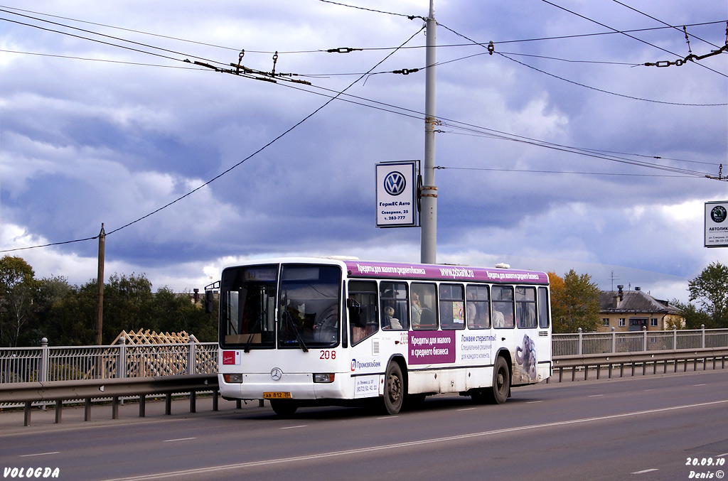 Vologda region, Mercedes-Benz O345 № 208