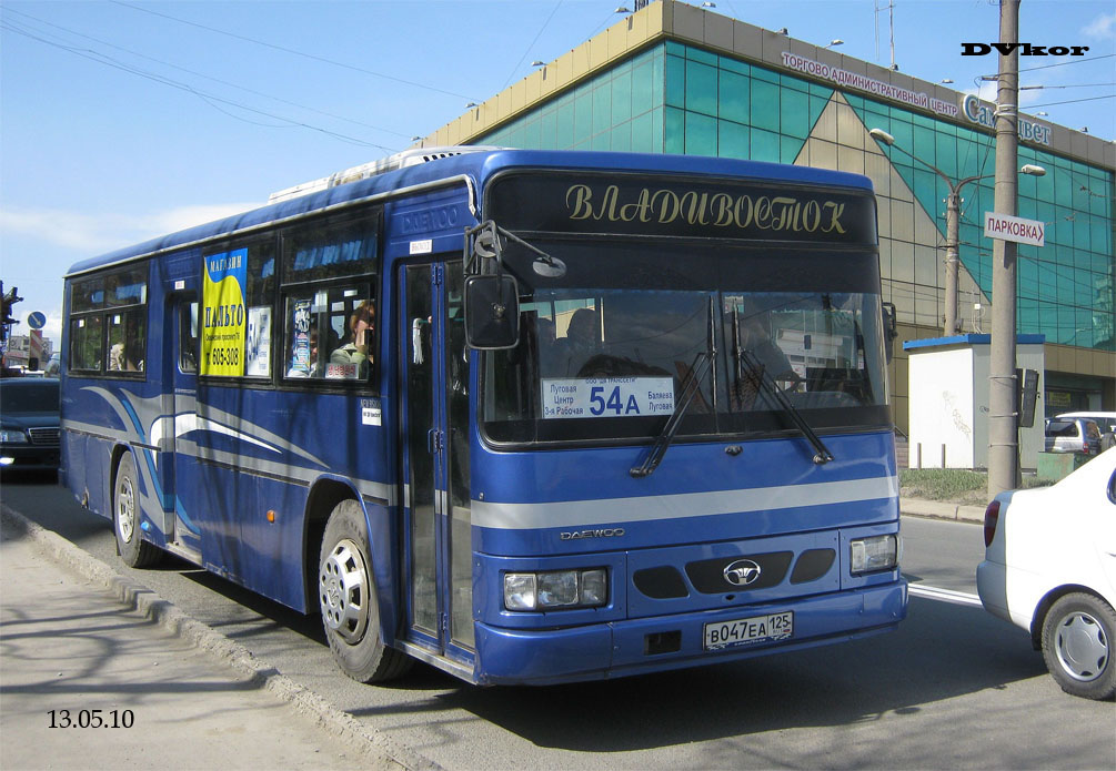 Приморский край, Daewoo BS106 Royal City (Busan) № В 047 ЕА 125