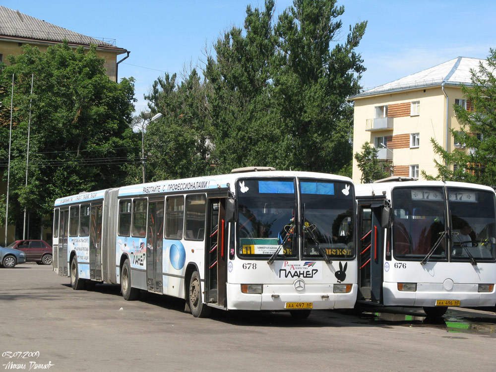 Псковская область, Mercedes-Benz O345G № 678